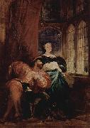 Richard Parkes Bonington Franz I. und Margarete von Navarra oil on canvas